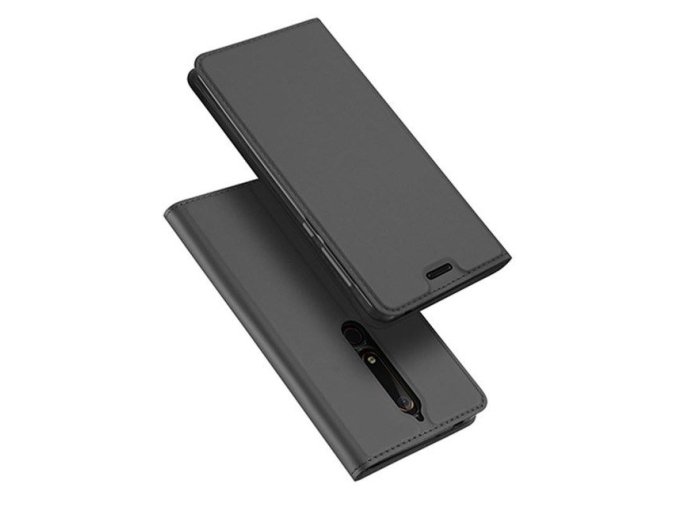 eng pl DUX DUCIS Skin Pro Bookcase type case for Nokia 6 1 grey 42344 1