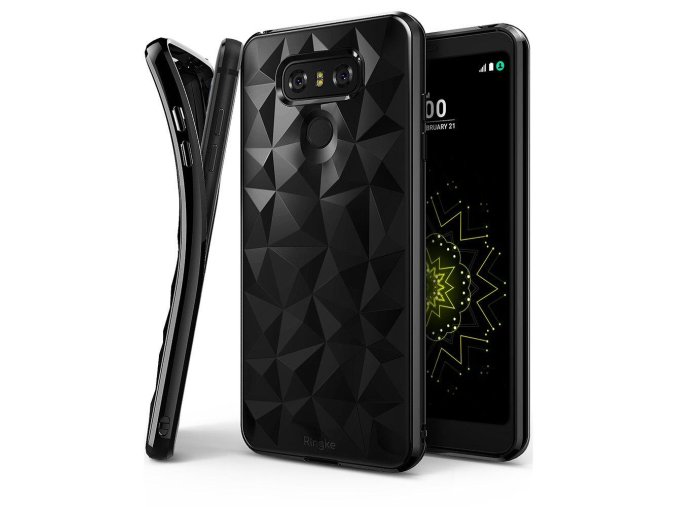 eng pl Ringke Air Prism Ultra Thin 3D Cover Gel TPU Case for LG G6 H870 black APLG0007 RPKG 41115 1