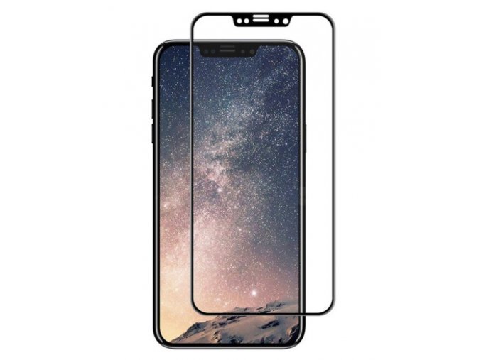 3D tvrzené sklo na iPhone XR / iPhone 11 - černé