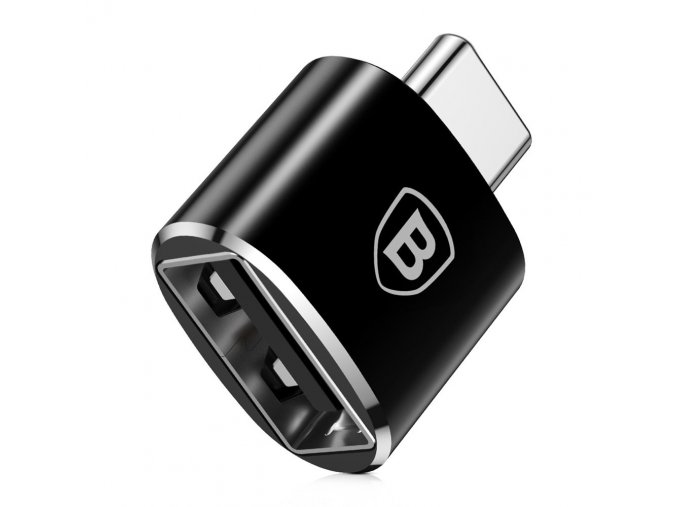 eng pl Baseus Converter USB to USB Type C Adapter Connector OTG black 25587 1