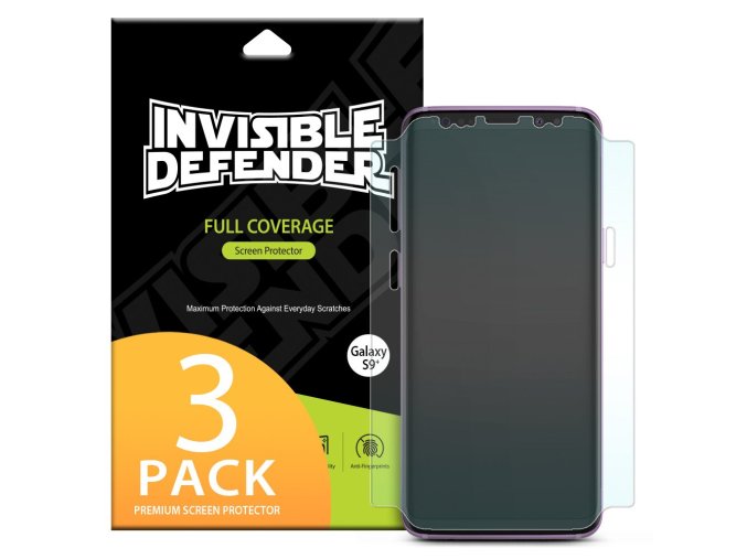 eng pl Ringke Invisible Defender 3x Full TPU Coverage Screen Protector for Samsung Galaxy S9 Plus IFSG0015 RPKG 39102 1