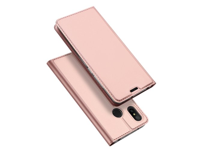 eng pl DUX DUCIS Skin Pro Bookcase type case for Xiaomi Redmi Note 6 Pro pink 44687 1
