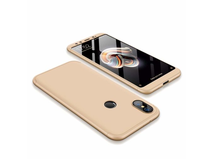 eng pl 360 Protection Front and Back Case Full Body Cover Xiaomi Mi A2 Mi 6X golden 45188 1