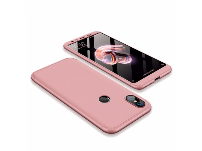 eng pl 360 Protection Front and Back Case Full Body Cover Xiaomi Mi A2 Mi 6X pink 45191 5