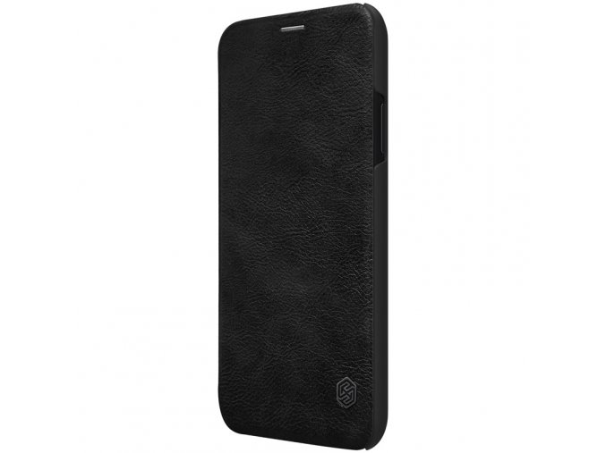 eng pl Nillkin Qin original leather case cover for iPhone XR black 44623 1