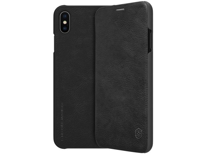 eng pl Nillkin Qin original leather case cover for iPhone XS Max black 44626 23