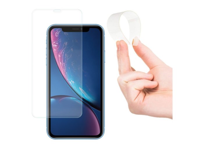 eng pl Wozinsky Nano Flexi Glass Hybrid Screen Protector Tempered Glass for iPhone XR 45206 12