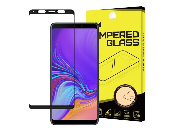 eng pl Wozinsky Tempered Glass Full Glue Super Tough Screen Protector Full Coveraged with Frame Case Friendly for Samsung Galaxy A9 2018 A920 black 45526 5