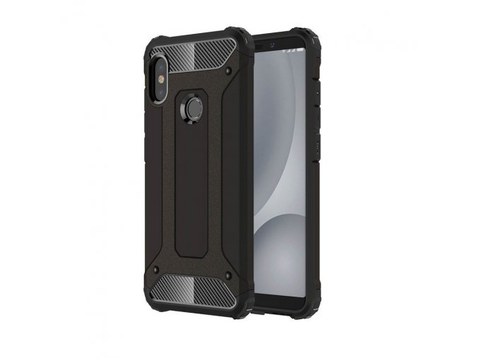 eng pl Hybrid Armor Case Tough Rugged Cover for Xiaomi Mi A2 Lite Redmi 6 Pro black 45735 1