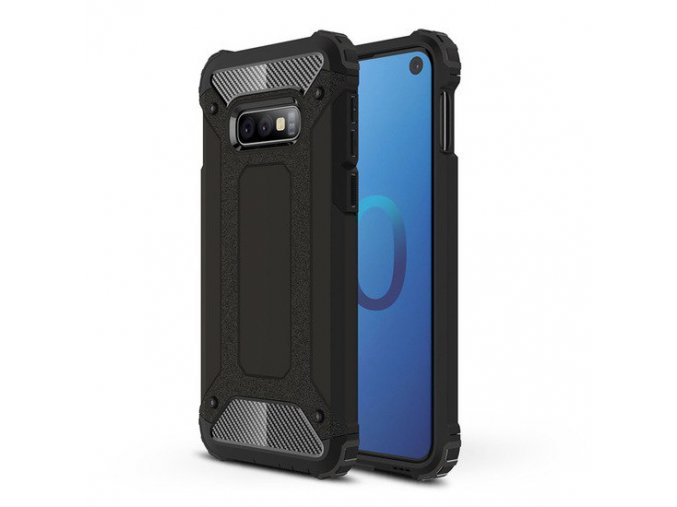 eng pl Hybrid Armor Case Tough Rugged Cover for Samsung Galaxy S10 Lite black 46576 1