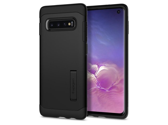 eng pl SPIGEN SLIM ARMOR GALAXY S10 BLACK 47765 1