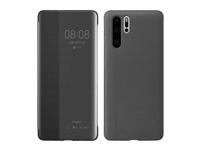 eng pl Huawei Smart View Flip Cover Bookcase Type Case with Smart Window for Huawei P30 Pro black 51992882 49405 1