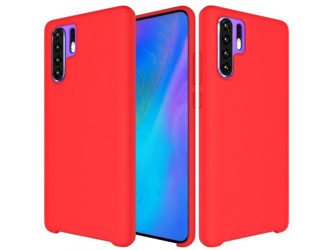 eng pl Silicone Case Soft Flexible Rubber Cover for Huawei P30 Pro red 47369 1 (1)