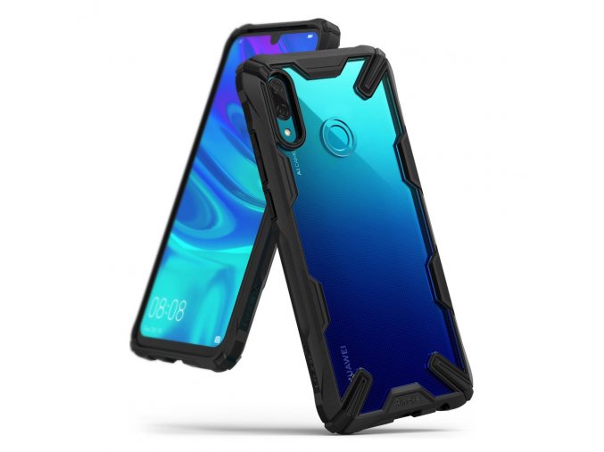 eng pl Ringke Fusion X durable PC Case with TPU Bumper for Huawei P Smart 2019 black FXHW0011 RPKG 48568 1