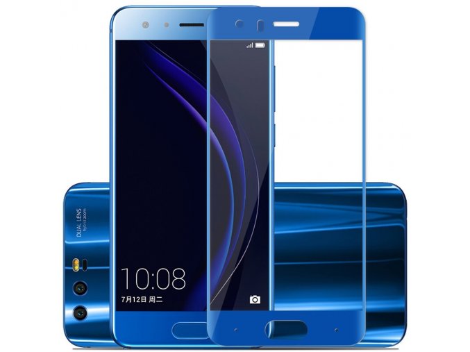 3D Tvrzené sklo na Honor 9 modré 2