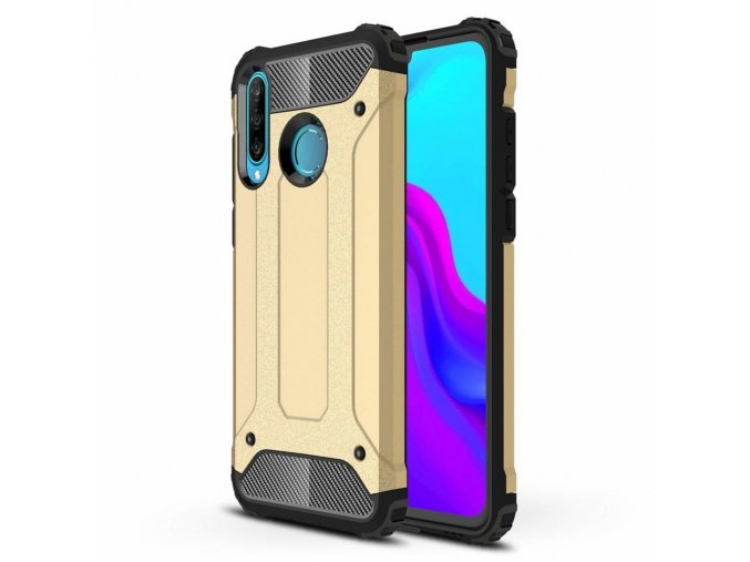 eng pl Hybrid Armor Case Tough Rugged Cover for Huawei P30 Lite golden 49271 1