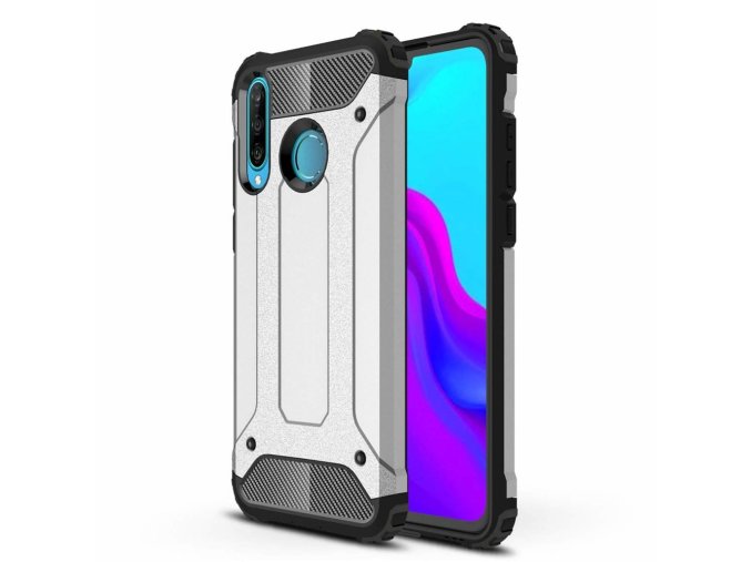 eng pl Hybrid Armor Case Tough Rugged Cover for Huawei P30 Lite silver 49272 1