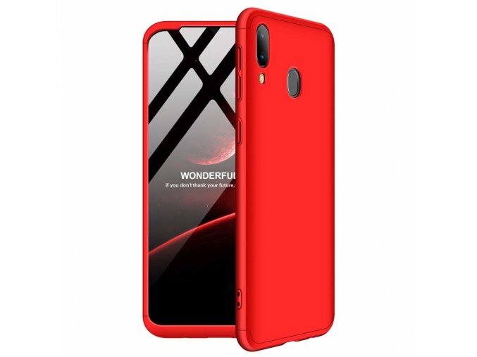 eng pl GKK 360 Protection Case Front and Back Case Full Body Cover Samsung Galaxy M20 red 49052 1