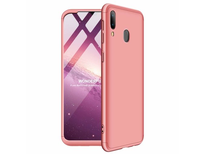 eng pl GKK 360 Protection Case Front and Back Case Full Body Cover Samsung Galaxy M20 pink 49051 1