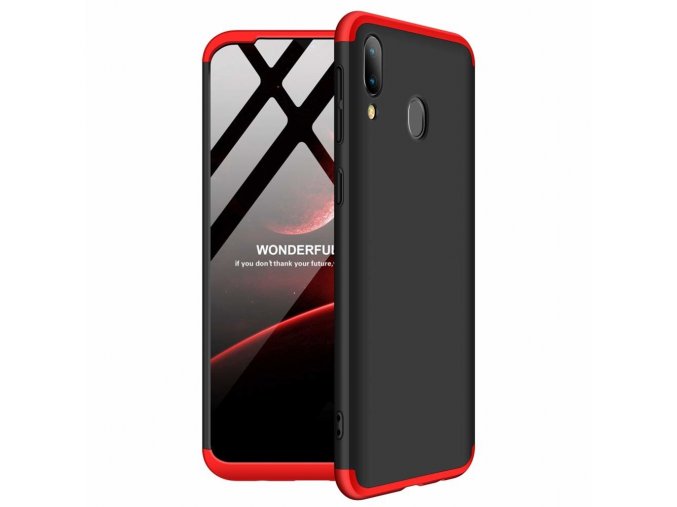 eng pl GKK 360 Protection Case Front and Back Case Full Body Cover Samsung Galaxy M20 black red 49049 1 (1)