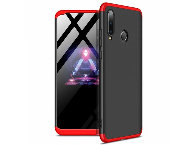 eng pl GKK 360 Protection Case Front and Back Case Full Body Cover Huawei P30 Lite black red 49661 1