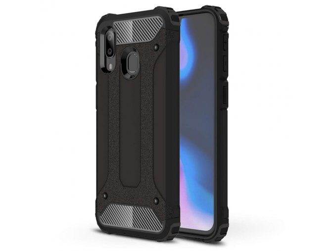 eng pl Hybrid Armor Case Tough Rugged Cover for Samsung Galaxy A40 black 50374 1