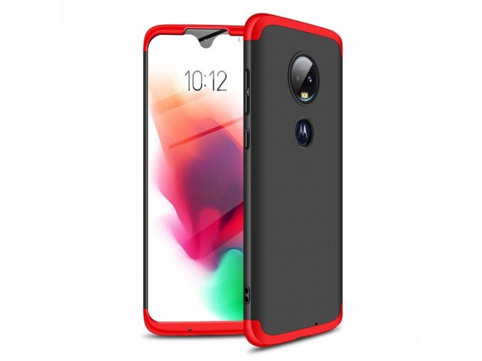 eng pl GKK 360 Protection Case Front and Back Case Full Body Cover Motorola Moto G7 black red 46548 1