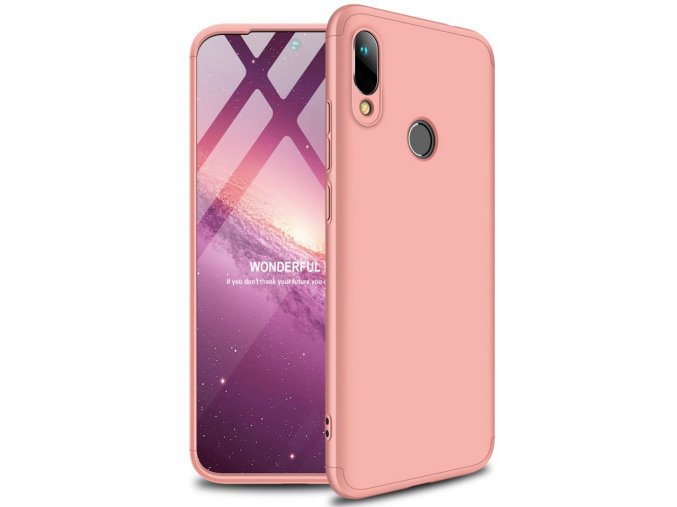 eng pl GKK 360 Protection Case Front and Back Case Full Body Cover Huawei Y6 2019 pink 50069 1