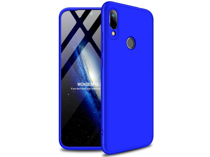 eng pl GKK 360 Protection Case Front and Back Case Full Body Cover Huawei Y6 2019 blue 50066 1