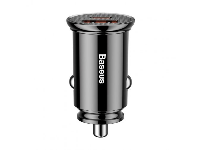 eng pl Baseus Circular PPS Universal Smart Car Charger USB Quick Charge 4 0 QC 4 0 and USB C PD 3 0 SCP black CCALL YS01 46980 1