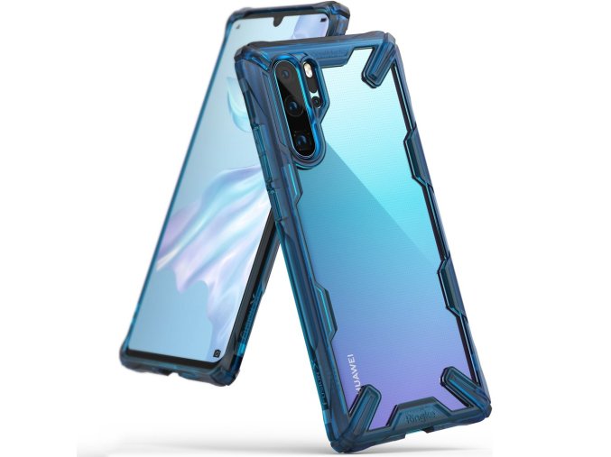 eng pl Ringke Fusion X durable PC Case with TPU Bumper for Huawei P30 Pro blue FXHW0016 49019 1