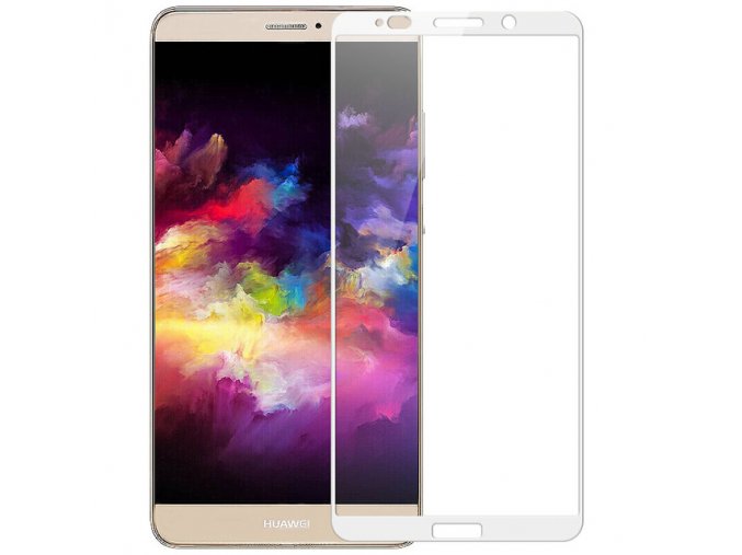 3d tvrzené sklo na Huawei Mate 10 lite bílé