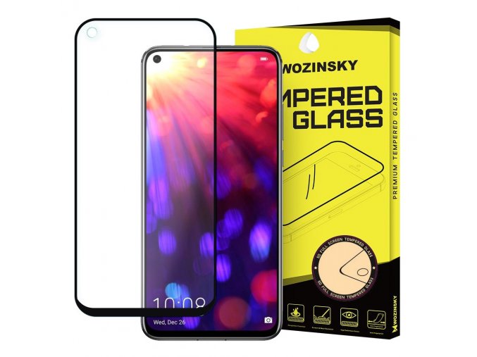 eng pl Wozinsky Tempered Glass Full Glue Super Tough Screen Protector Full Coveraged with Frame Case Friendly for Huawei Honor 20 black 50883 1