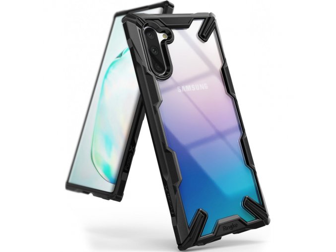 eng pl Ringke Fusion X durable PC Case with TPU Bumper for Samsung Galaxy Note 10 black FUSG0027 52397 1