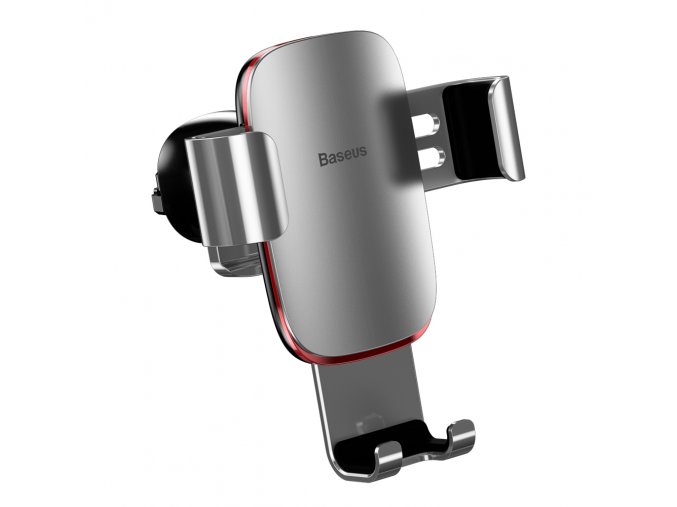 eng pl Baseus Metal Age Gravity Car Mount Phone Holder for Air Outlet silver SUYL D0S 46823 1