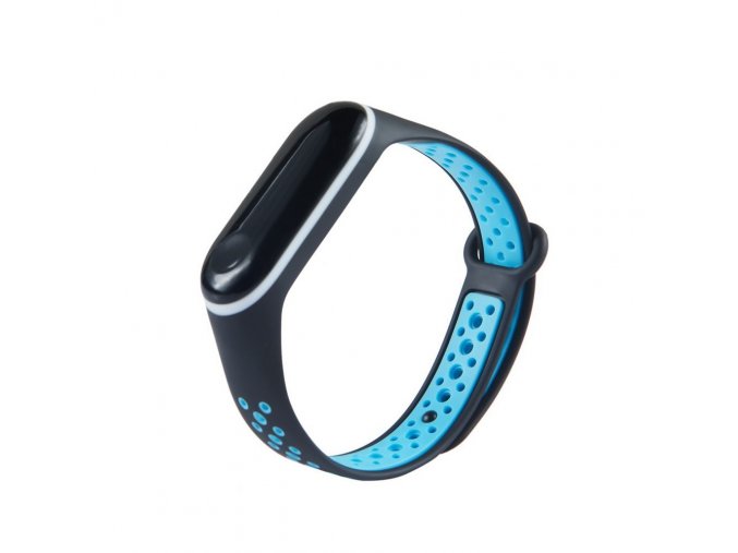 eng pl Replacment band strap for Xiaomi Mi Band 4 Mi Band 3 Dots black blue 54235 3