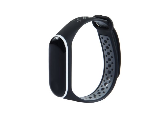 eng pl Replacment band strap for Xiaomi Mi Band 4 Mi Band 3 Dots black grey 54236 3