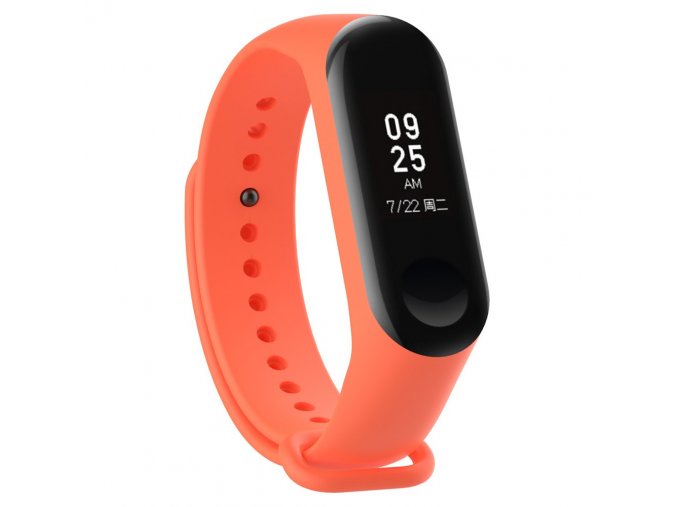 eng pl Replacment band strap for Xiaomi Mi Band 4 Mi Band 3 orange 54221 4