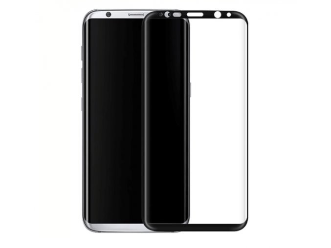 3D tvrzené sklo na Samsung S8 černé