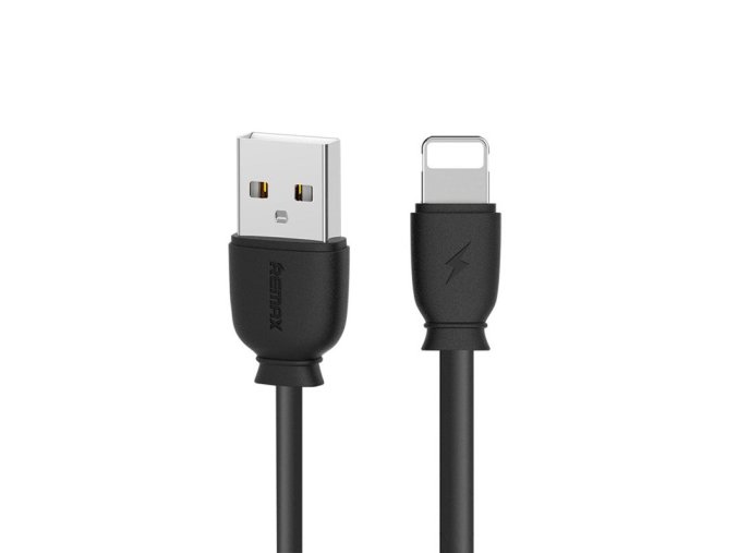 eng pl Remax Suji RC 134i USB Lightning Cable 2 1A 1M black 46189 1