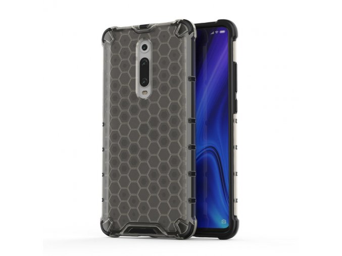 eng pl Honeycomb Case armor cover with TPU Bumper for Xiaomi Mi 9T Xiaomi Mi 9T Pro black 53869 1