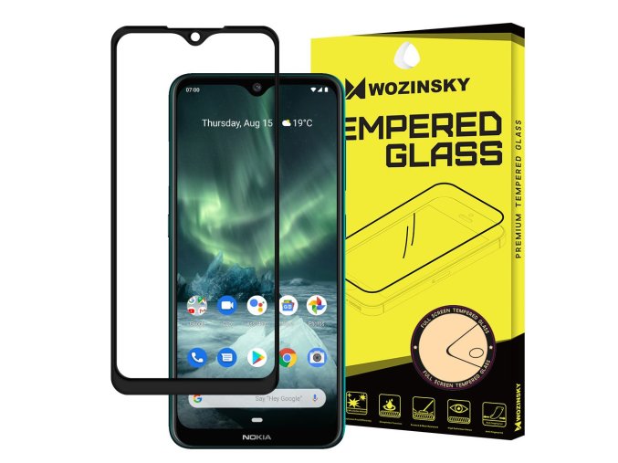 eng pl Wozinsky Tempered Glass Full Glue Super Tough Screen Protector Full Coveraged with Frame Case Friendly for Nokia 7 2 Nokia 6 2 black 54850 1