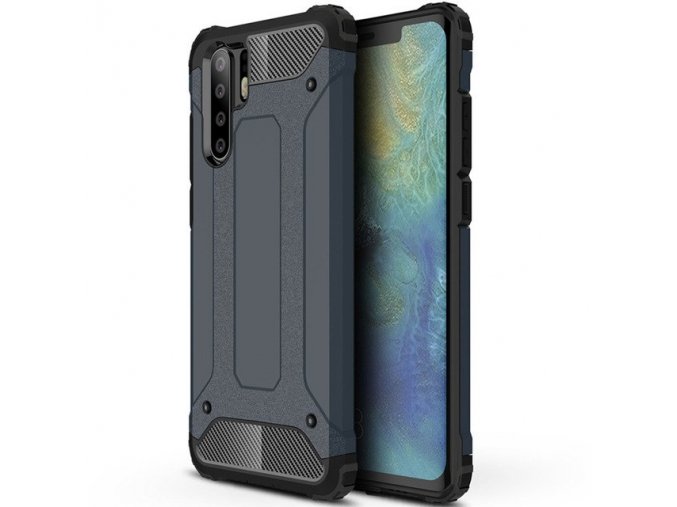 eng pl Hybrid Armor Case Tough Rugged Cover for Huawei P30 Pro blue 46569 1