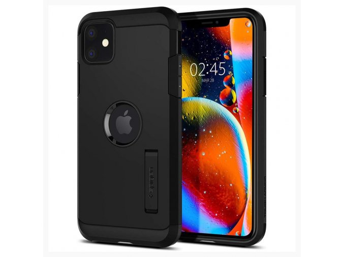 eng pl SPIGEN TOUGH ARMOR IPHONE 11 BLACK 53687 1