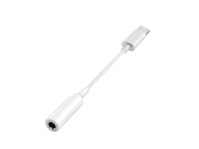 eng pl USB Type C to 3 5 mm mini jack Female Adapter white 50148 1