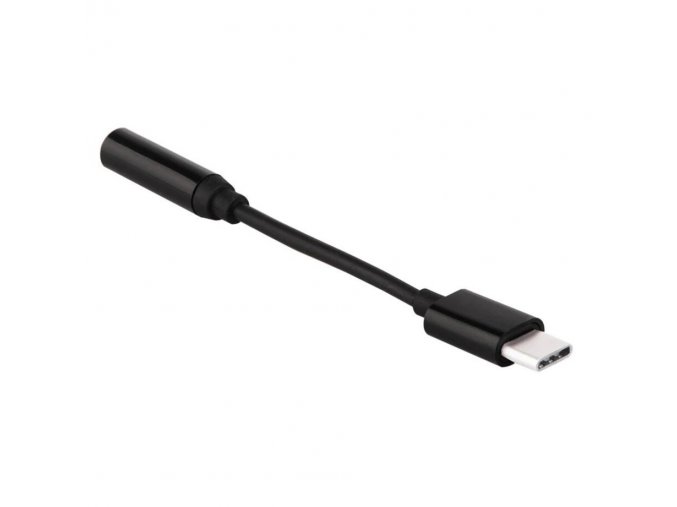 eng pl USB Type C to 3 5 mm mini jack Female Adapter black 50144 1