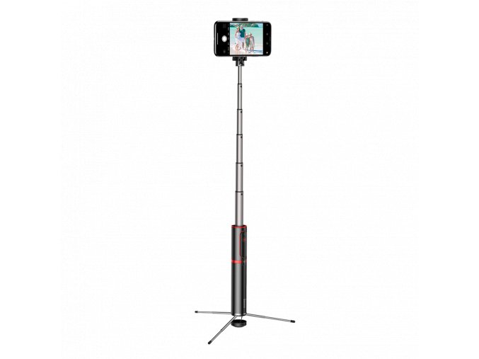 eng pl Baseus Selfie Stick Tripod Telescopic Stand Bluetooth red SUDYZP D19 51500 2