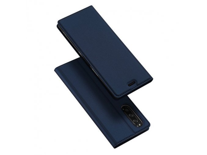 eng pl DUX DUCIS Skin Pro Bookcase type case for Sony Xperia 5 blue 55095 1