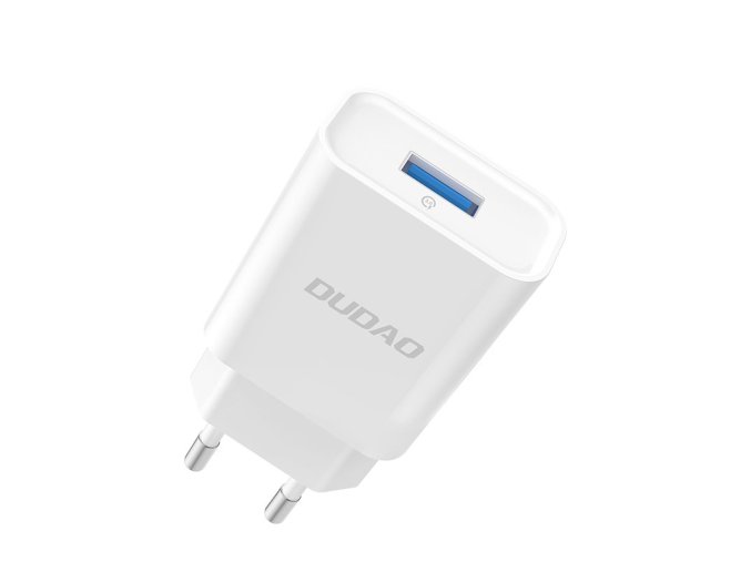 eng pl Dudao Home Travel EU Adapter USB Wall Charger 5V 2 4A QC3 0 Quick Charge 3 0 white A3EU white 55644 1