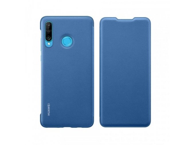 pol pl Huawei Wallet Cover etui kabura bookcase z kieszonka na karte Huawei P30 Lite niebieski 51993080 50385 5